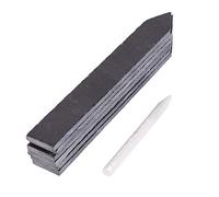 Toyvian 7pcs Slate Tags Pen Plant Labels Gardening Markers for Greenhouse Use Includes Slate Plant Tags and Pen Grey Identification