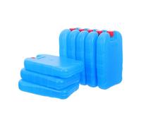 Toyvian 8 Pack Refillable Blue Ice Packs for Air Conditioner Fan and Lunch Box, Pe Material Rapid Cooling Effect, for Office and Picnic Use by Busy Professionals and Outdoor Enthusiasts