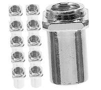 Toyvian 80pcs Drum Swivel Nuts for Floor Drum Replacement Tom Lug Swivel Nuts Spare Parts for Snare Lugs