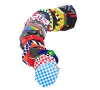 Toyvian 80Pcs Pet Dart Flights Replacement Accessories Comfortable Grip Standard Shape for Soft Tip Darts with Various Patterns for Indoor and Outdoor Use