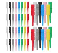 Toyvian 80pcs Plastic Cribbage Pegs Replacement for Cribbage Boards, Pvc Tapered Scoring Pins, Easy Tracking and Solve Scoring Errors, for Gatherings and Community Centres