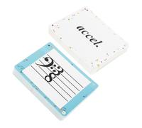 Toyvian 80pcs Rhythm Learning Tool for Piano Violin More Bright Colors Patterns Enhance Musical Theory Knowledge for Beginners