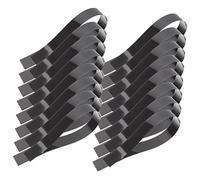 Toyvian 80pcs Snare Drum Wire Mounting Straps Pet Material Fixing Straps for Snare Drum Wires High Flexibility and Stability for Drummers and Enthusiasts