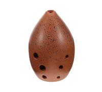Toyvian 8hole Professional Ceramic Instrument Alto Ocarina for Beginners Boy Girl Adults for Music Education with Cleaning Cloth Included
