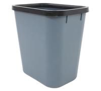 Toyvian 8l Waste Container Waste Basket Thickened Square Plastic Fire-resist Material Creative Simple Minimalist Style Enhanced Stability Versatile Usage for Kitchen and Bathroom