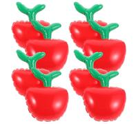 Toyvian 8pcs Balloons Decorations Birthday Party Favor First Day of School Party Decoration Classroom Decor Fruit Themed Spring Theme Fruit Balloons Pvc Red