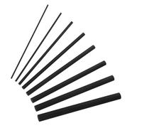 Toyvian 8pcs Carbon Fiber Fishing Rod Repair Kit with High Strength Connectors for Broken Pole Restoration Lightweight Rod Support System