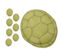 Toyvian 8pcs Carnival Turtle Shell Props for Adults Lightweight Tortoise Shell Cosplay Costumes for Halloween Parties Events Unique Stage