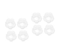 Toyvian 8pcs Childproof Gas Stove Knob Transparent Oven Safety Guards for Boys and Girls Against Accidental Gas Activation Easy to Install Boy Girl Safety