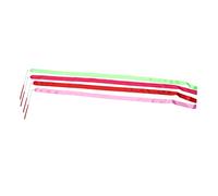 Toyvian 8pcs Colorful Dancing Ribbons for Gymnastics Streamers in Pink Rosy Red Green for Twirling Dance Training Chinese and Oriental Dance Circus Skills Exercise and Marching Band