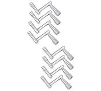 Toyvian 8pcs Drum Key for Quick Drumhead Changes Essential Hand Drummer Accessories Lightweight Construction Continuous Motion Design for Tuning Drums and Percussion Instruments