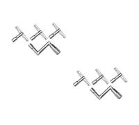 Toyvian 8pcs Drum Key Wrench Fast Loading and Continuous Motion Keys for Drummers Essential Drum Accessory for Quick Drumhead Changes