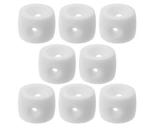 Toyvian 8pcs Foosball Table Locator Replacement Plastic Bushings for Precision Positioning, Versatile Use, Suitable for Home and Office Mini Table Football Accessories