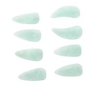 Toyvian 8pcs Guzheng Nails Professional Grade Resin Double-sided Curved Guzheng Practice Device Banjo Picks