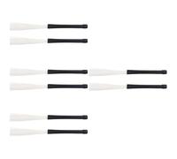 Toyvian 8pcs Jazz Drum Brush Set Nylon Brush Drum Sticks for Percussion Accessories for Drumming Practice and Performance