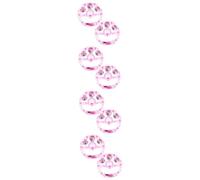 Toyvian 8pcs Luminous Handbells Boys and Girls Musical Toys Flashing Hand Tambourine for Boys and Girls Light up Dance Props