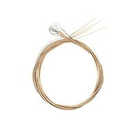 Toyvian 8pcs Mandolin Strings Replacement Standard Tension Crisp Sound and Rich Overtones for Folk World Instrument Enthusiasts