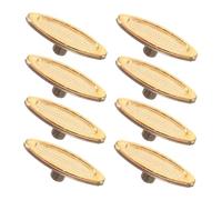 Toyvian 8pcs Metal Windup Key Replacement Music Box Winding Keys for DIY Projects Jewelry Boxes Globes Winder Bar Style