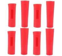 Toyvian 8pcs Microphone Cover Handle Sleeve for Wireless Handheld Mic Silicone Mic Shield Protects against Falls and Vibration