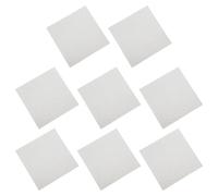 Toyvian 8pcs Microwave Oven Mica Sheet Waveguide Cover 5.1 Inch Silver Heat Insulated Mica Board for Microwave Oven, Office Break Rooms and Home Use