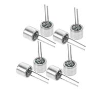 Toyvian 8pcs Mini Electret Condenser Microphones Aluminum Housing, Reliable Security Function Pin Microphone Accessories for Stores and Security Systems