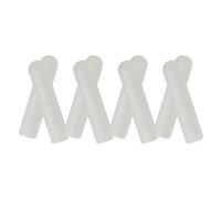 Toyvian 8pcs Noctilucent Shoelace Tips 5mm X 22mm Plastic Aglets Shoe Lace Ends Caps for Casual Shoes Canvas Sneakers Repair Accessories Set of 8