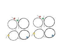 Toyvian 8pcs Nylon Ukulele Strings a for Enhanced Brightness and Volume Black Replacement Accessories for Ukulele for Tone and Chord Construction