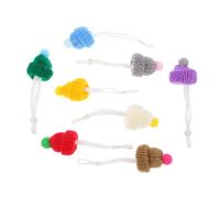 Toyvian 8pcs Pet Hats for Mini Animals Adjustable Size Warm Pet Costumes Accessories Hamster Rat Guinea Pig Easy to Wear Wash