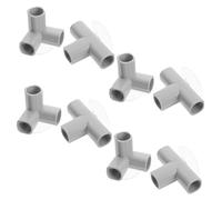 Toyvian 8pcs Playpen Replacement Connectors Durable T Shaped Elbow Joints for Indoor Safety Fencing Quick Assembly Enhanced Security Compatible with Various Play Configurations