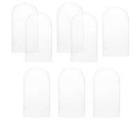 Toyvian 8pcs Plush Stuffed Animal Rainproof Covers with Dustproof Sleeve, Mini Doll Rain Guards Protective Storage Bags for Travel and Display