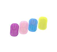 Toyvian 8PCS Portable Soap Compact Hand Washing Tablets for Travel Hiking and Camping Box Convenient Toiletries for Home and Office Use Random Color