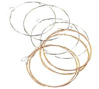 Toyvian 8pcs Professional Mandolin Strings Steel Replacement Strings for Enhanced Tone and Sustain Fit for Mandolins for Fingerpicking and Bending