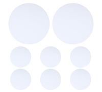 Toyvian 8pcs Recessed Light Diffuser Cover Shield for LED Ceiling Lamp