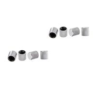 Toyvian 8pcs Replacement Guitar Control Knobs Volume Tone Knobs Cap Plated for Bass Guitar