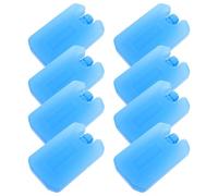 Toyvian 8pcs Reusable Ice Packs for Air Conditioner Fans and Cool Bags Lightweight Freezer Blocks for Camping Picnics and Outdoor Activities
