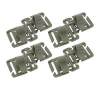 Toyvian 8pcs Rotatable Hydration Bladder Tube Clips Clamp for Outdoor Backpack Water Hose Secure Grip Lightweight Hiking Camping Accessories