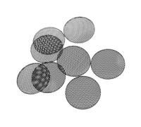 Toyvian 8pcs Round Speaker Grill Covers: 45mm Metal Mesh Speaker Guard - Decorative High-density Grille Protector For Theater Ktv Conference Room