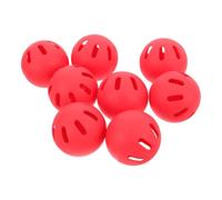 Toyvian 8pcs Soft Eva Baseballs Safe Practice Balls with Hollow Design for Enhanced Batting Control Lightweight Portable Training Equipment for Skill Development