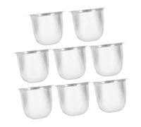 Toyvian 8pcs Stainless Steel Tea Infuser Reusable Fine Mesh Tea Strainers for Loose Leaf Pot Replacement Filters Compact Design Easy to Clean