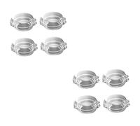 Toyvian 8pcs Stove Knob Covers for Gas Cooker Childproof Protective Cover Safety Lock Cooking Knobs
