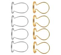 Toyvian 8pcs Thumb Guitar Picks Finger Protective Plectrums Set for Acoustic and Bass Guitar, Golden and Silver Fingertip Guards for Fingerstyle Practice and Music Performance