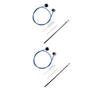 Toyvian 8pcs Trumpet Cleaning Kit Snake Brush Casing Brush and Flexible Cleaning Rod for Instrument Maintenance