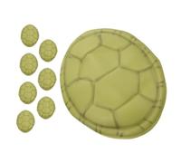 Toyvian 8pcs Turtle Shell Costume Props with Elastic Band Comfortable Fit for Halloween Cosplay Party Performance Dress Decor Suitable for Adults