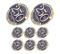 Toyvian 8pcs Usa 250th Anniversary Brooch Set - 1.18″ Patriotic Lapel Pins for Men’s Suits, Veteran Day Flag Hat Pins, National Jewelry Accessories for Independence Day and Memorial Events