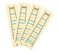 Toyvian 8pcs Violin Fretboard Stickers Finger Position Stickers for Violin Learning for Musical Beginners