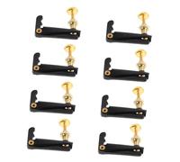 Toyvian 8pcs Violin Metal Fine Tuners for Violins String Adjusters Musical Instrument Accessories Easy Installation and Precise Tuning Tool for Violinists and Music Students