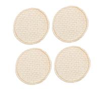Toyvian 8pcs Washable Cotton Breastfeeding Pads Absorbent Nursing Mats for Mothers Reusable Leakproof Breast Pads to Keep Clothes Dry