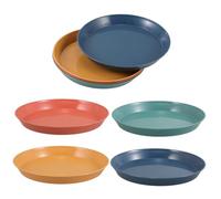 Toyvian 8PCS Whiskers Friendly Cat Bowls Round Feeding Dishes for Kittens and Dogs Non for Food Water