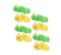 Toyvian 8pcs Wind-up Clockwork Toys Boy Girl Caterpillar Plaything Random for Outdoor Play and Educational Stem Learning