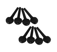 Toyvian 8pcs Wooden Violin Tuning Pegs with Fish Eye for Accurate Pitch Adjustment Replacement Parts for Beginners and Professional Instrument Maintenance